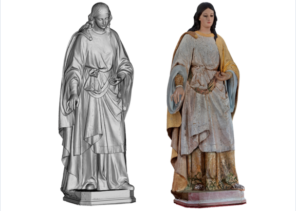 Santa Catalina impresión 3D