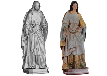 Santa Catalina impresión 3D